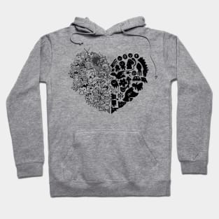 Heart Doodle Hoodie